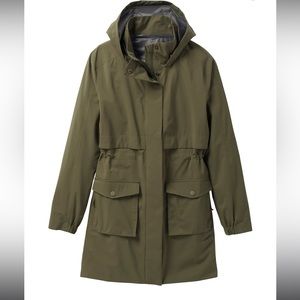 prAna Women's Othello Falls Trench Rain Jacket- NWT